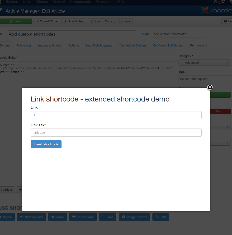 customshortcode